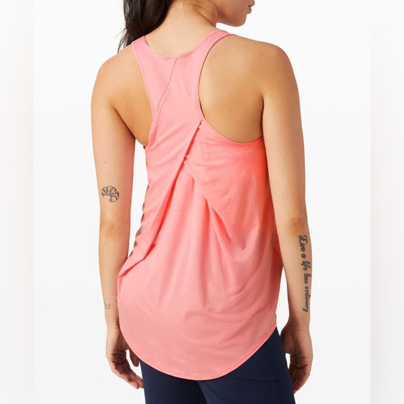 Lululemon | Pink Essential Pleated Tank - Picture 2 of 8